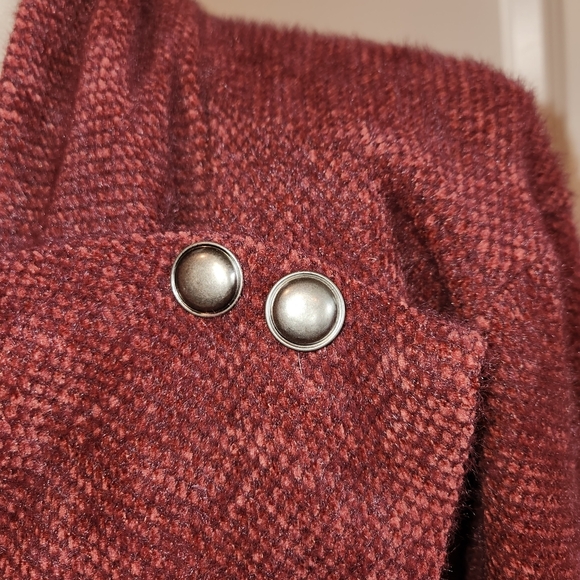 NWT Maurices Women's Brick Red Poncho Sweater Size 2X Incredibly Soft & Cozy - Picture 3 of 13